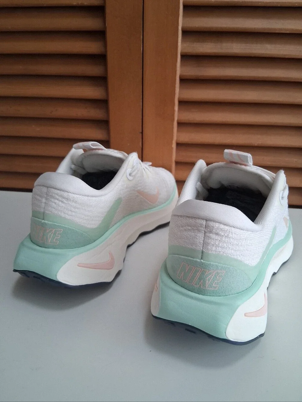 Nike Women's Motiva Walking Shoes | White/Mint Foam/Sail/Sunset Size: 6.5